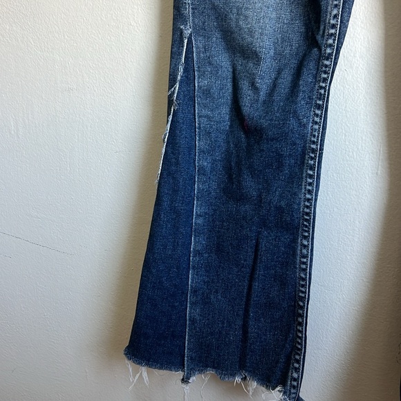 Paige Cropped Flare Jeans - Picture 3 of 4